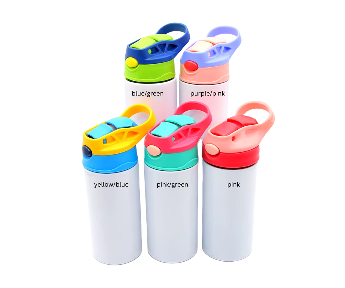 12 oz Kids Flip Top Tumbler by Neptune Transfers