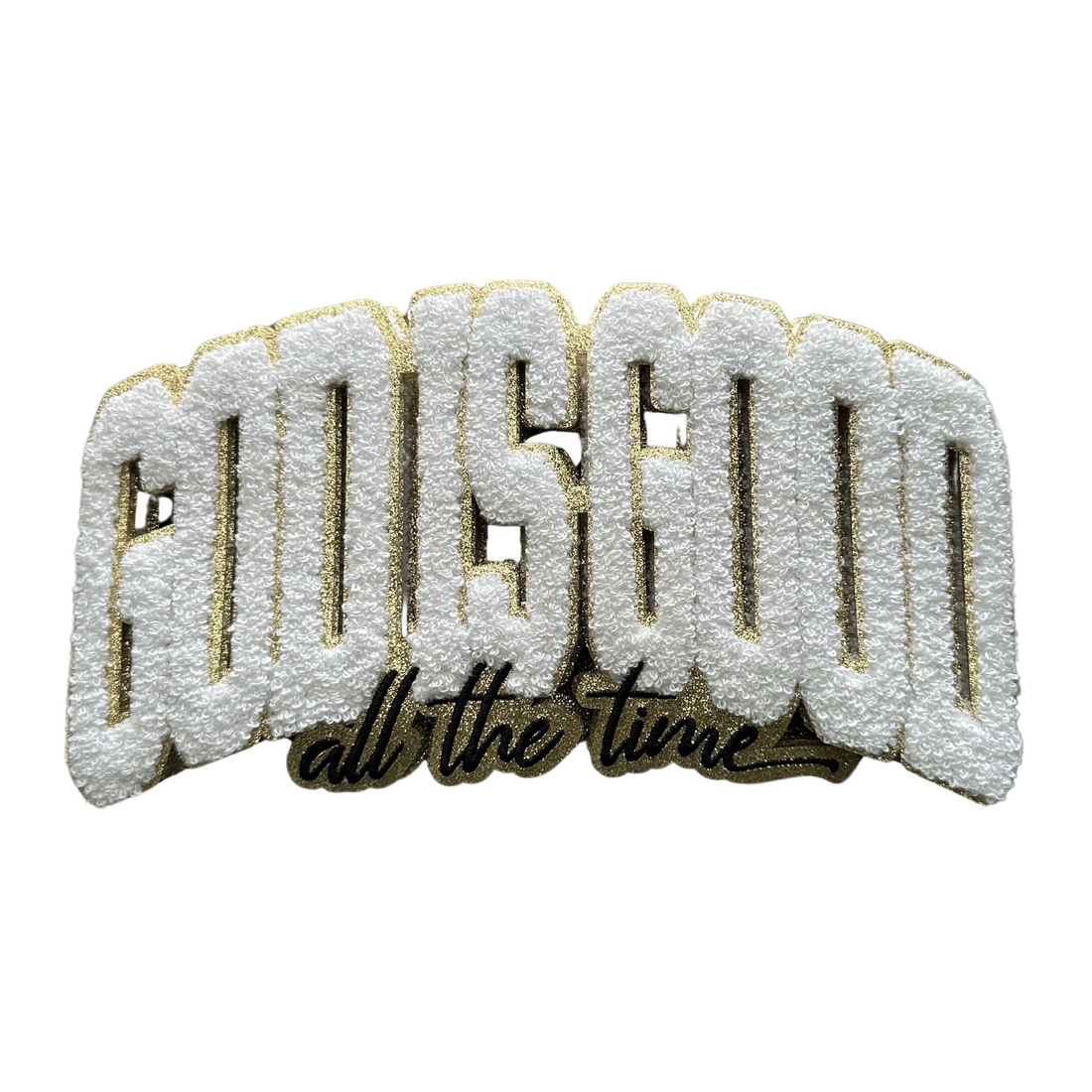 God is Good Chenille Patch by Neptune Transfers